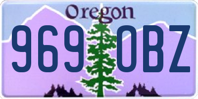 OR license plate 969OBZ