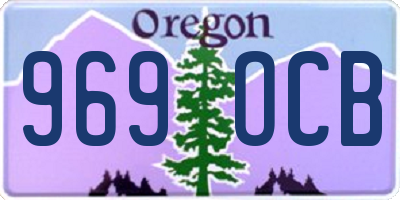 OR license plate 969OCB