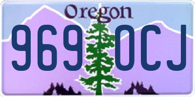 OR license plate 969OCJ