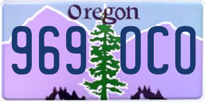 OR license plate 969OCO