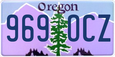 OR license plate 969OCZ