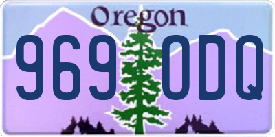 OR license plate 969ODQ