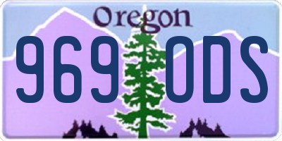 OR license plate 969ODS
