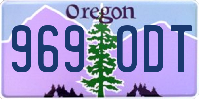 OR license plate 969ODT