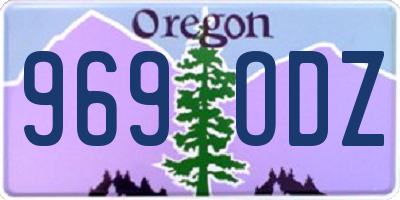 OR license plate 969ODZ