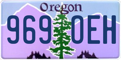 OR license plate 969OEH