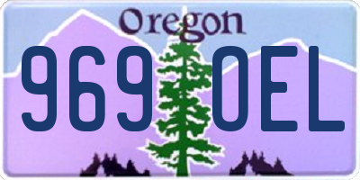 OR license plate 969OEL