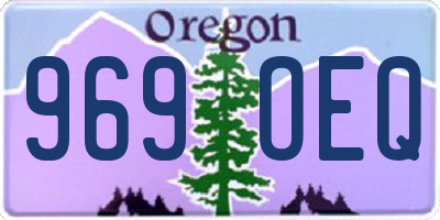 OR license plate 969OEQ