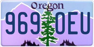 OR license plate 969OEU