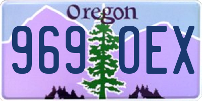 OR license plate 969OEX