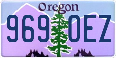 OR license plate 969OEZ