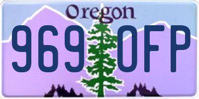 OR license plate 969OFP