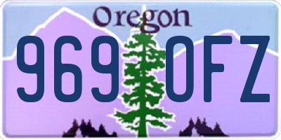 OR license plate 969OFZ