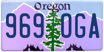 OR license plate 969OGA