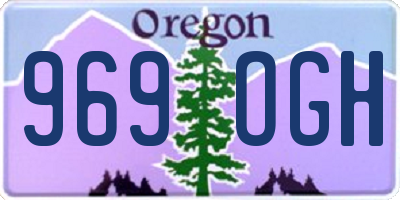OR license plate 969OGH