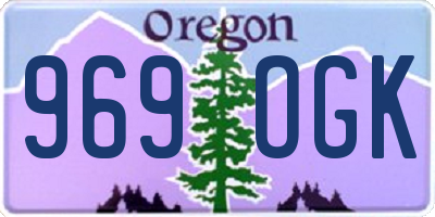 OR license plate 969OGK