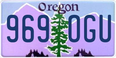 OR license plate 969OGU