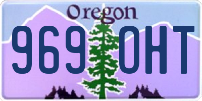 OR license plate 969OHT