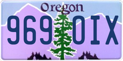 OR license plate 969OIX