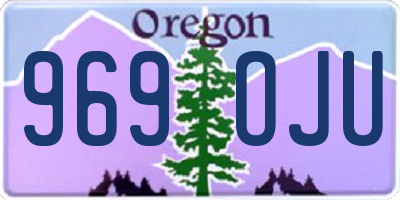 OR license plate 969OJU