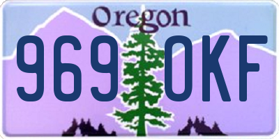 OR license plate 969OKF