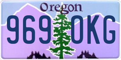 OR license plate 969OKG