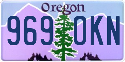 OR license plate 969OKN