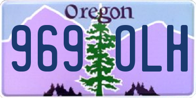 OR license plate 969OLH