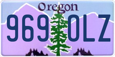 OR license plate 969OLZ