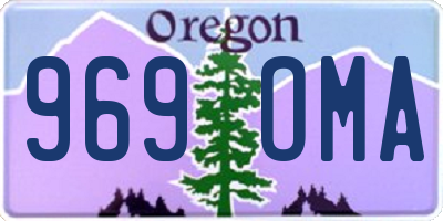 OR license plate 969OMA