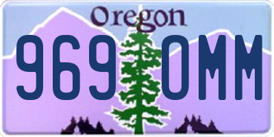 OR license plate 969OMM