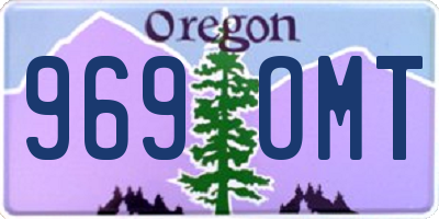 OR license plate 969OMT