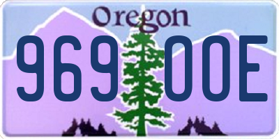 OR license plate 969OOE