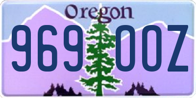 OR license plate 969OOZ