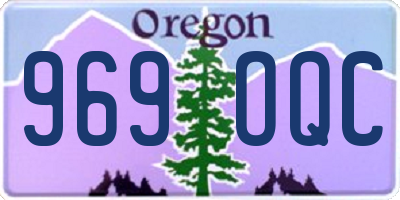 OR license plate 969OQC