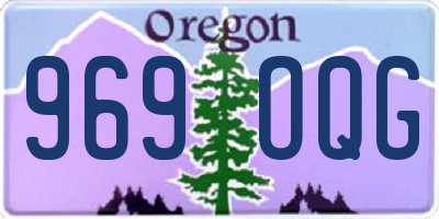 OR license plate 969OQG