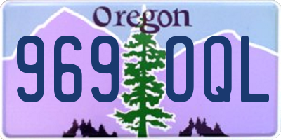 OR license plate 969OQL
