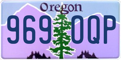 OR license plate 969OQP