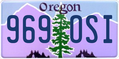 OR license plate 969OSI