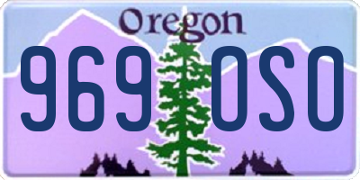 OR license plate 969OSO
