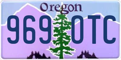 OR license plate 969OTC