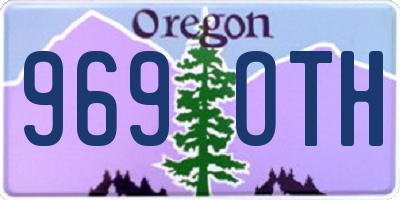 OR license plate 969OTH