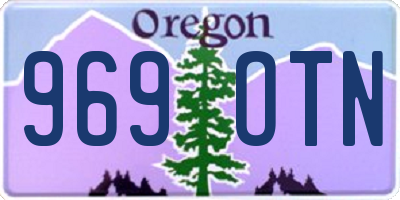 OR license plate 969OTN
