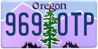 OR license plate 969OTP