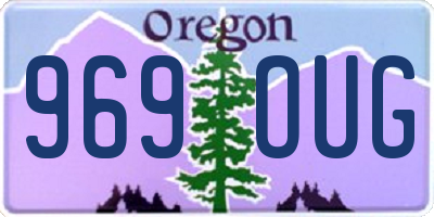 OR license plate 969OUG