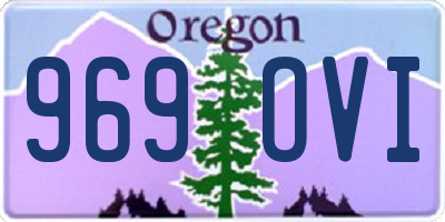 OR license plate 969OVI