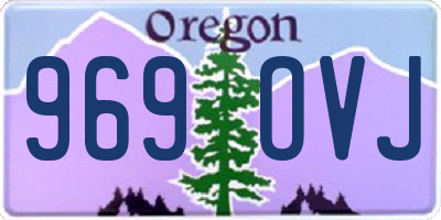 OR license plate 969OVJ