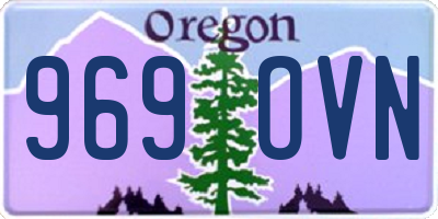 OR license plate 969OVN