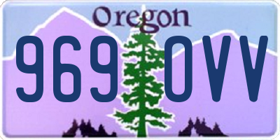 OR license plate 969OVV
