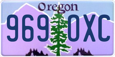 OR license plate 969OXC